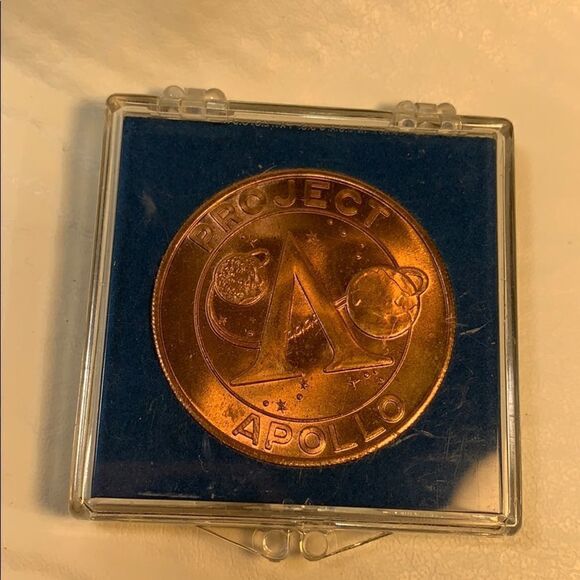 Project Apollo July 20, 1969 Commemorative Coin - Picture 3 of 5
